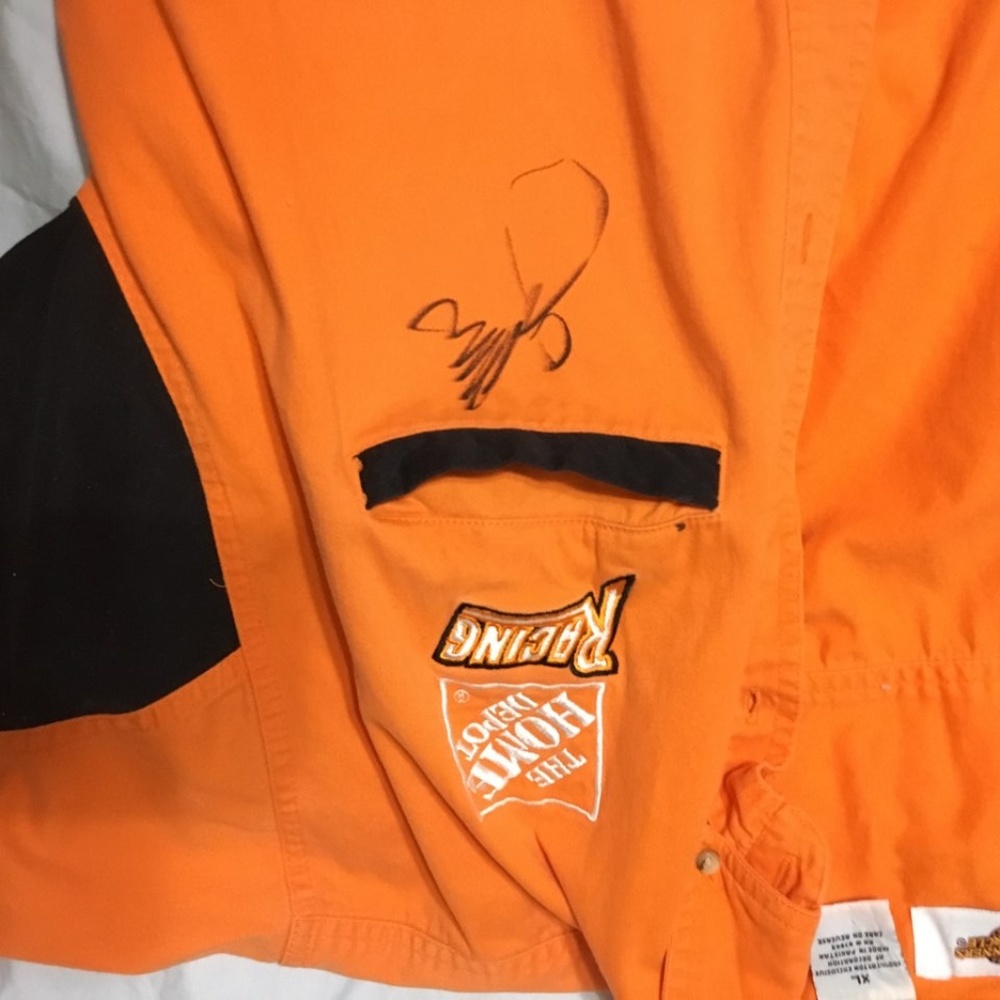 Vintage Joe Gibbs Racing short sleeve dress shirt-